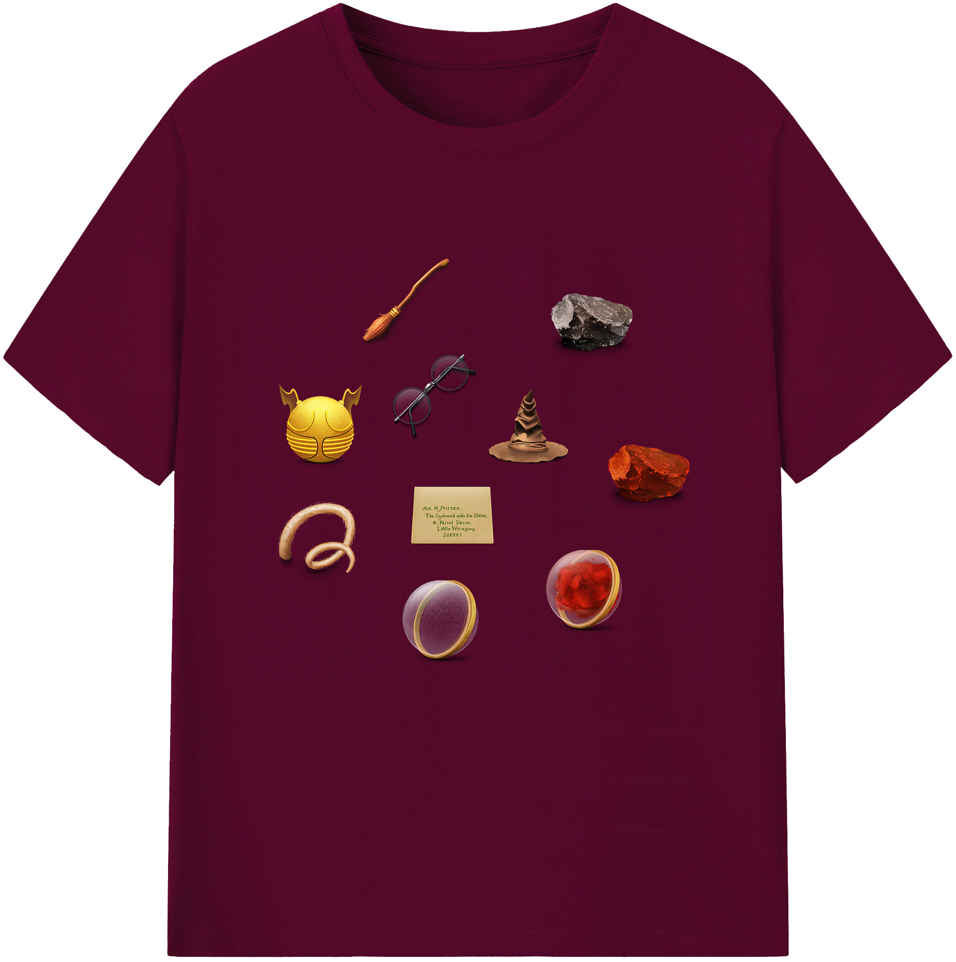 （画像用） Harry Potter ハリー・ポッターシリーズ レディースカジュアルプリントTシャツ（綿100％）